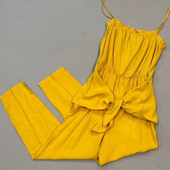 BCBGeneration Pants - BCBGeneration Yellow Jumpsuit